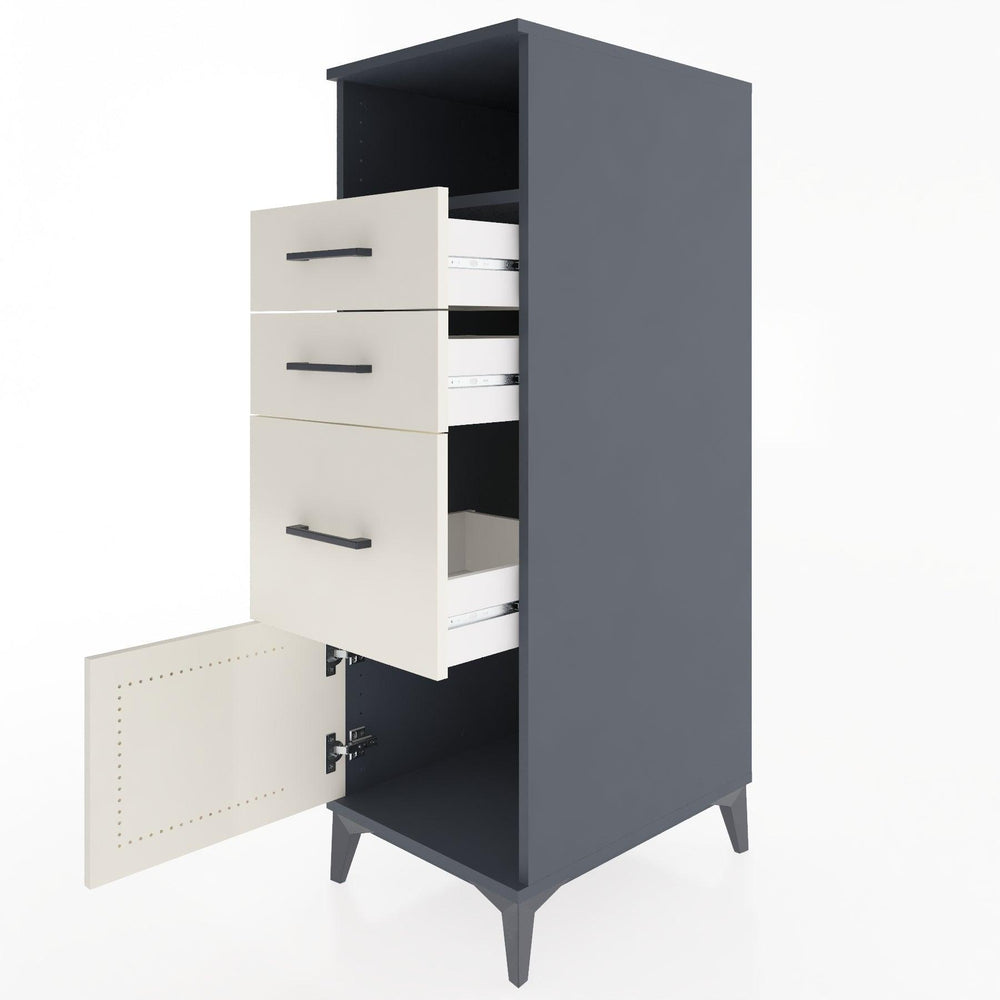 Woodntry Modular Cabinet Anthracite 44x30x122 cm Functional F115-2