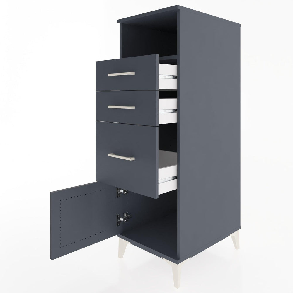 Woodntry Modular Cabinet Anthracite 44x30x122 cm Functional F15-2