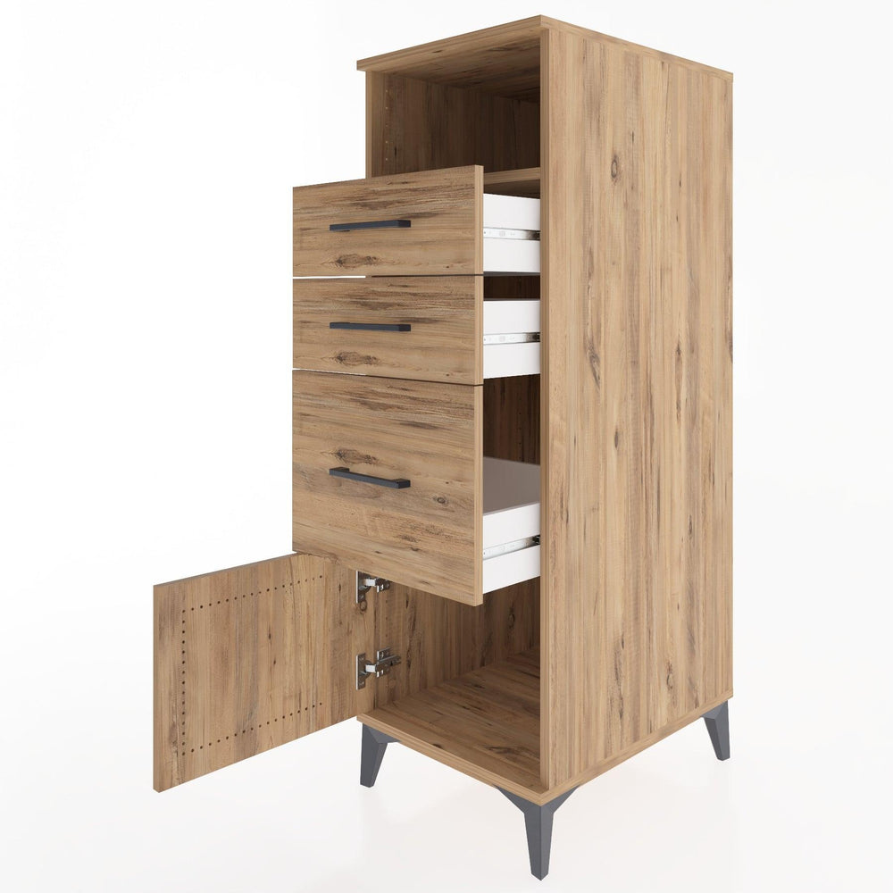 Woodntry Modular Cabinet Pine 44x30x122 cm Functional F15-3