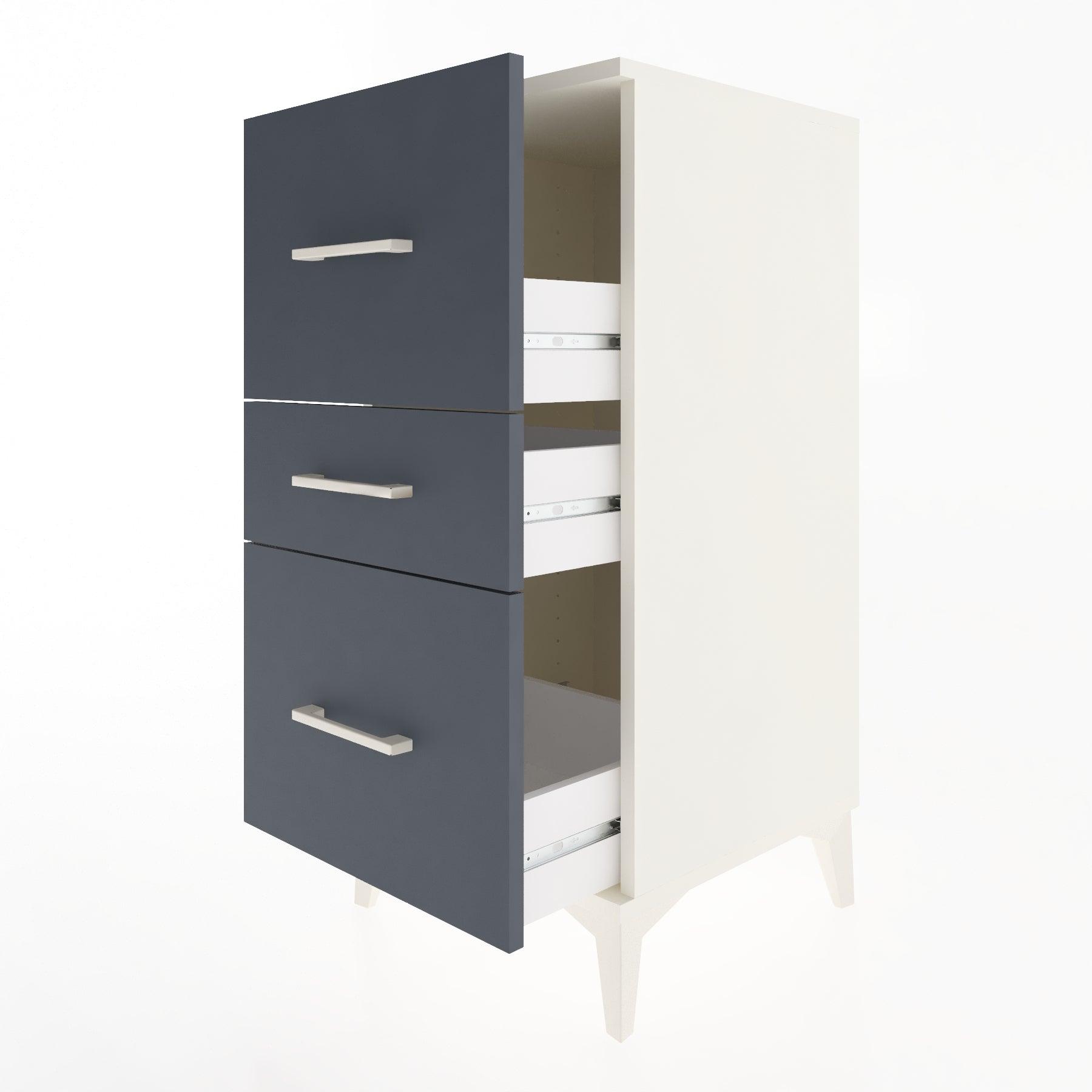 Woodntry Modular Nightstand Moonstone 44x44x84 cm Drawer C16-1