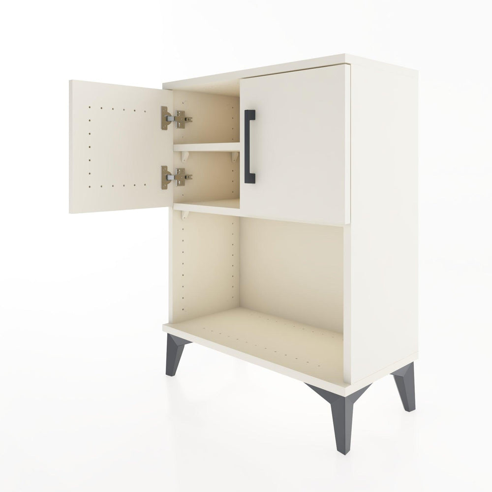 Woodntry Modular Nightstand Moonstone 60x30x68 cm with Cover and Shelf KR16-1