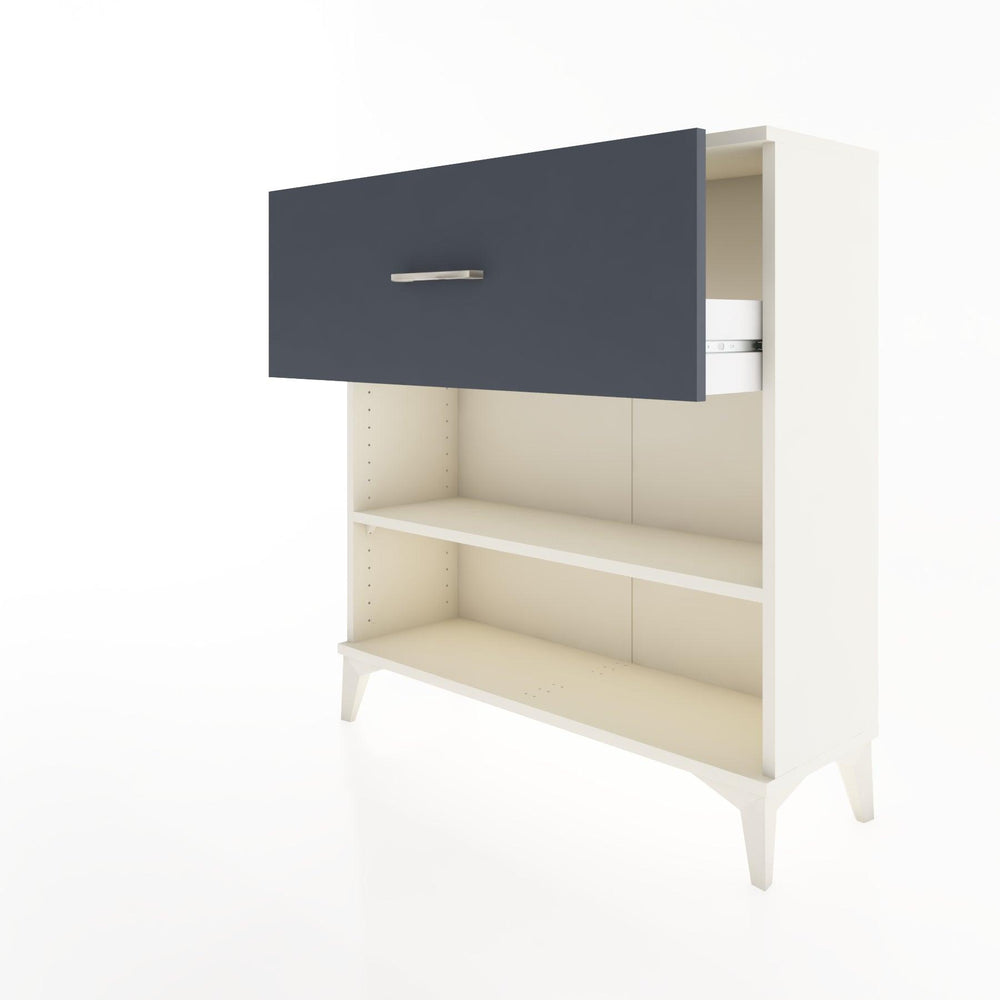 Woodntry Modüler Şifonyer Aytaşı 88x30x84 cm Çekmeceli ve Raflı CR17-1