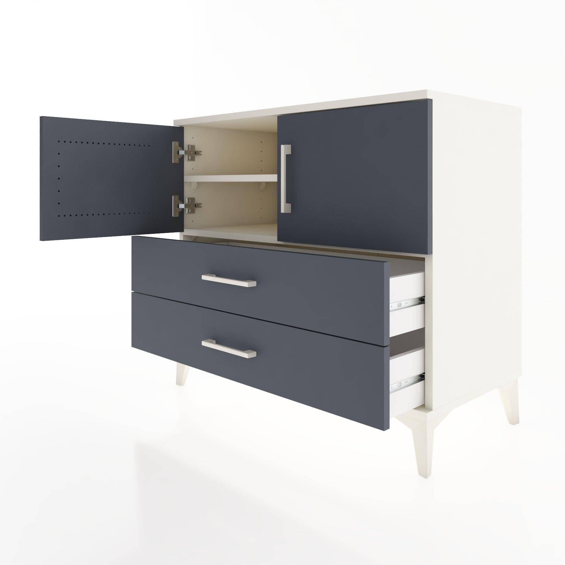 Woodntry Modular Dresser Moonstone 88x44x68 cm with Cover and Drawer KC17-1
