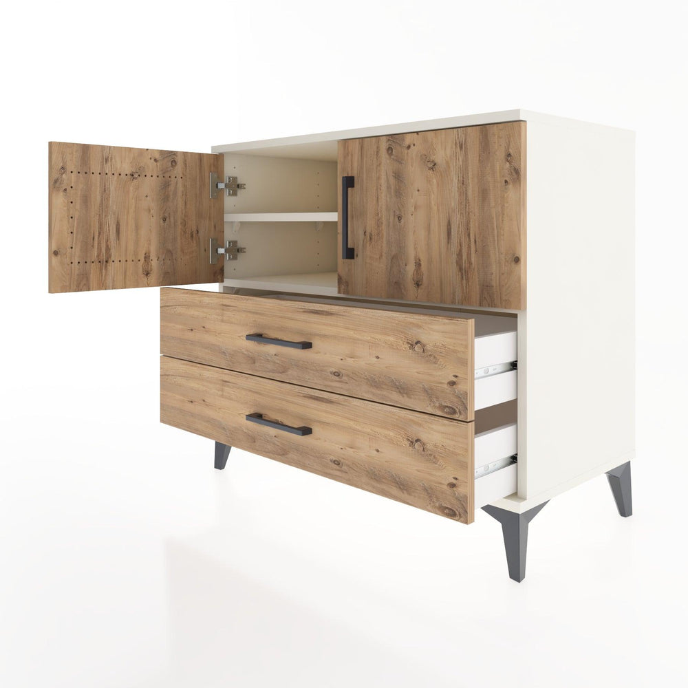 Woodntry Modular Dresser Moonstone 88x44x68 cm with Cover and Drawer KC17-1