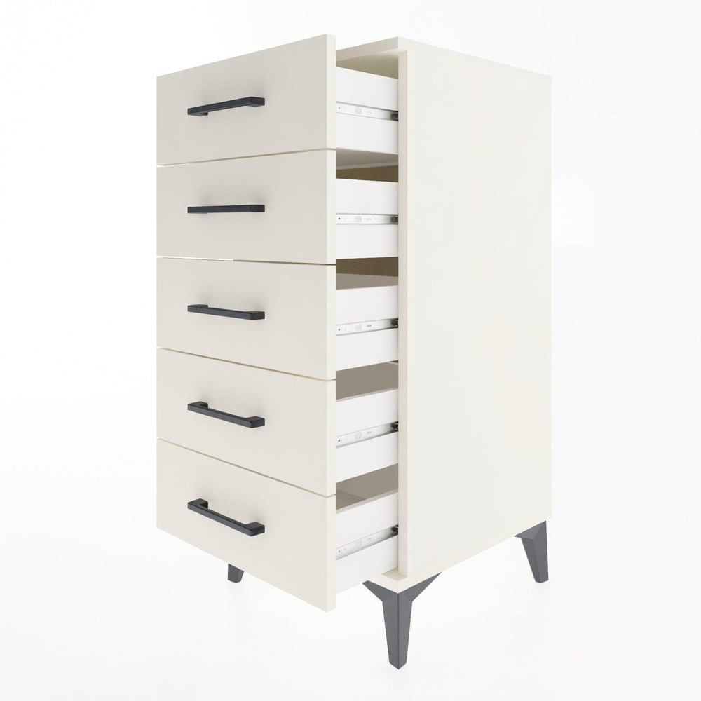 Woodntry Modular Nightstand Moonstone 44x44x84 cm Drawer C17-1