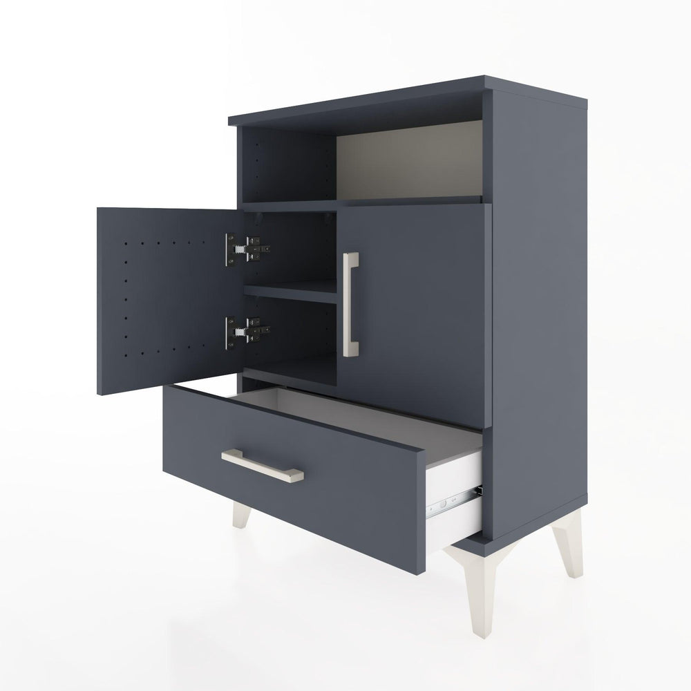 Woodntry Modular Nightstand Anthracite 60x30x68 cm Functional F17-2