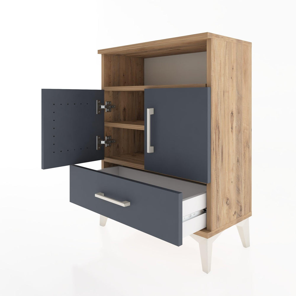 Woodntry Modular Nightstand Pine 60x30x68 cm Functional F17-3