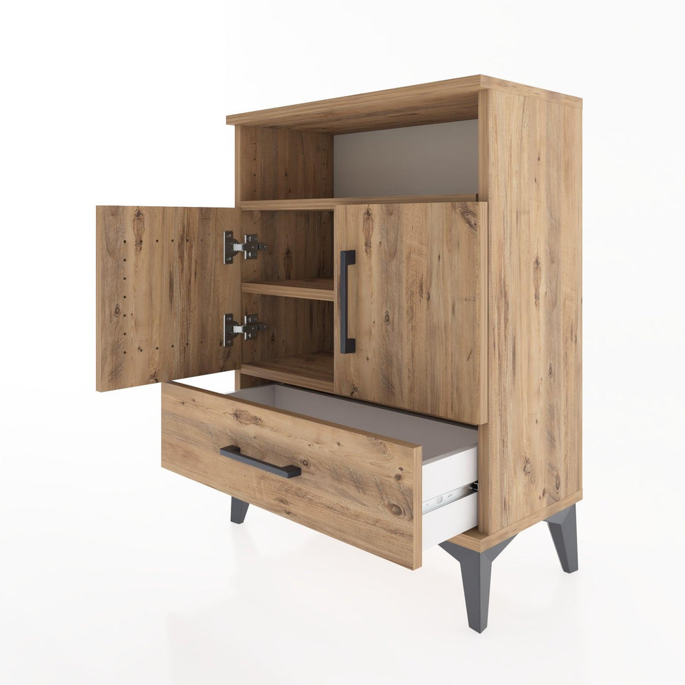 Woodntry Modular Nightstand Pine 60x30x68 cm Functional F17-3