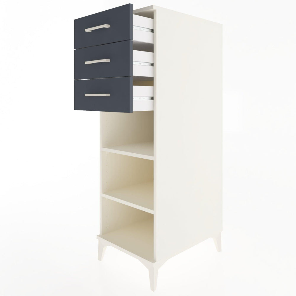 Woodntry Modular Cabinet Moonstone 44x59x122 cm with Drawers and Shelves CR118-1