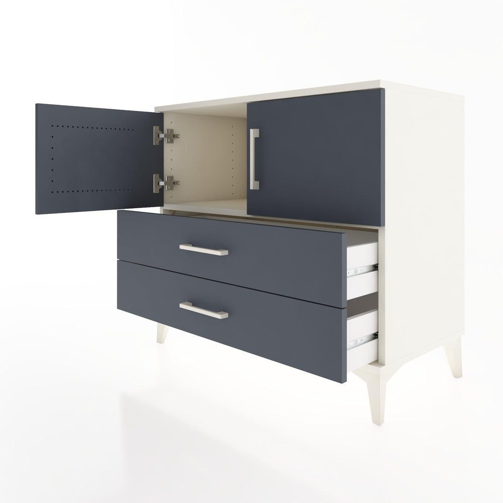 Woodntry Modüler Şifonyer Aytaşı 88x44x68 cm Kapaklı ve Çekmeceli KC18-1