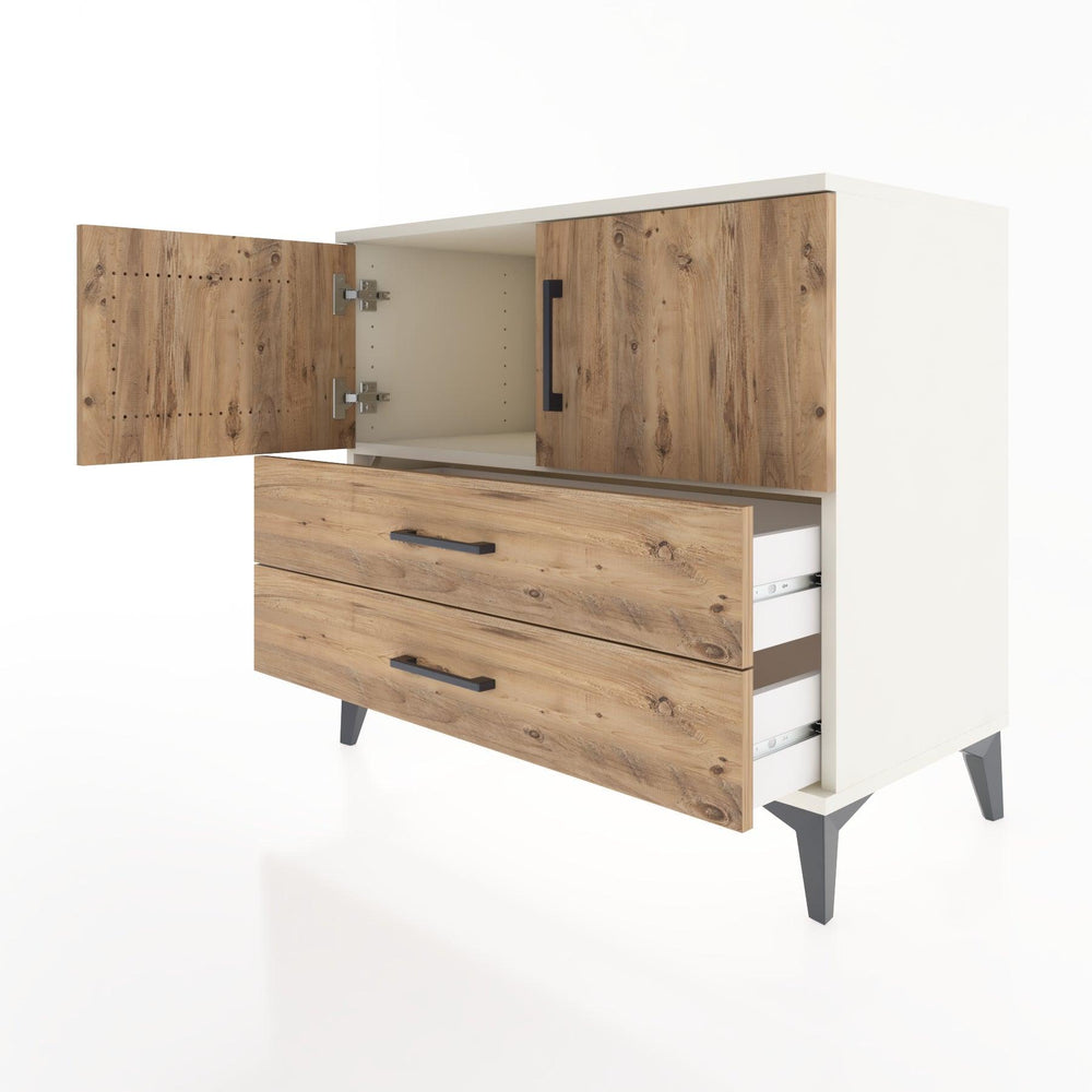 Woodntry Modüler Şifonyer Aytaşı 88x44x68 cm Kapaklı ve Çekmeceli KC18-1