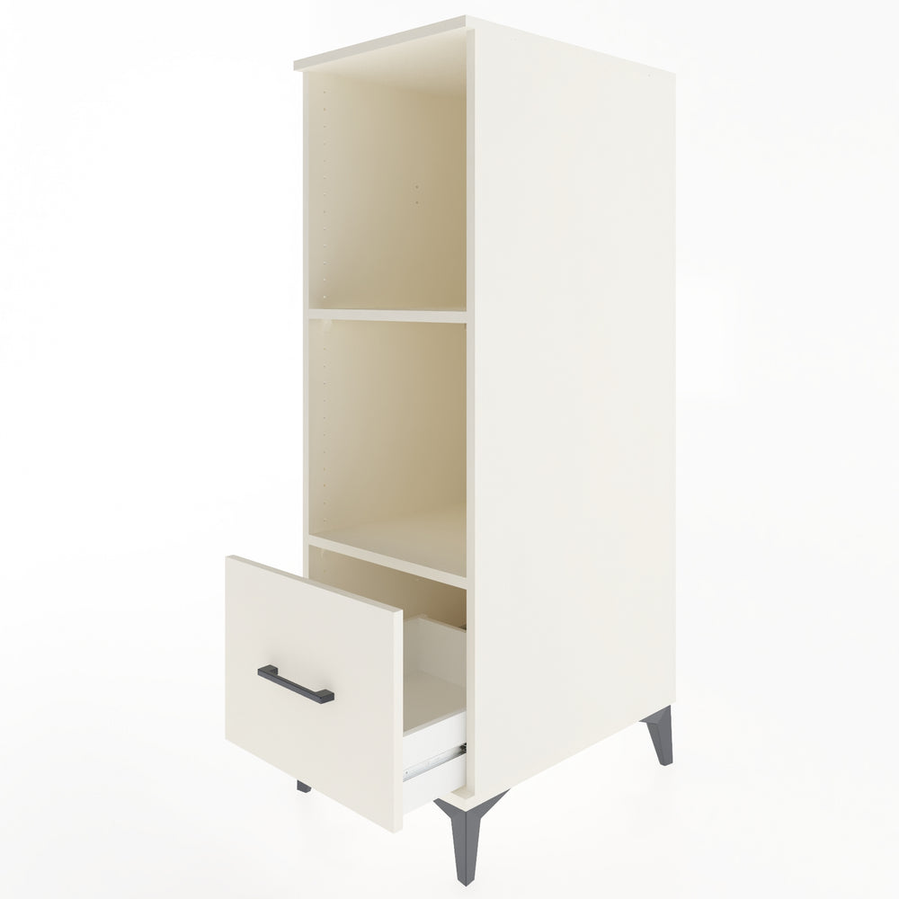 Woodntry Modular Cabinet Moonstone 44x59x122 cm with Drawers and Shelves CR68-1