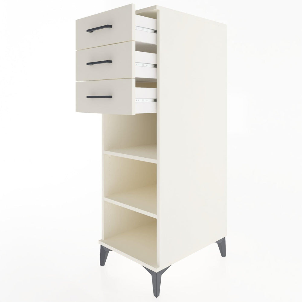 Woodntry Modular Cabinet Moonstone 44x59x122 cm with Drawers and Shelves CR118-1