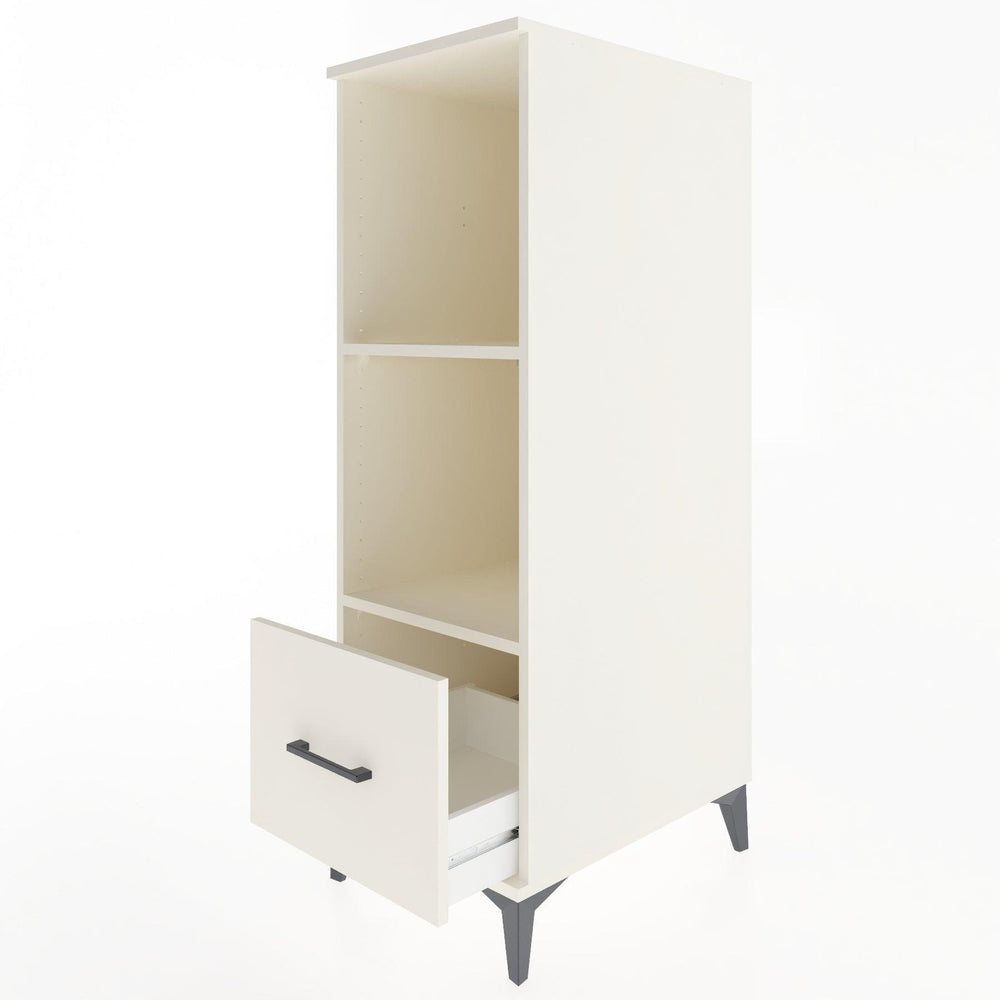 Woodntry Modular Cabinet Moonstone 44x30x122 cm with Drawers and Shelves CR68-1