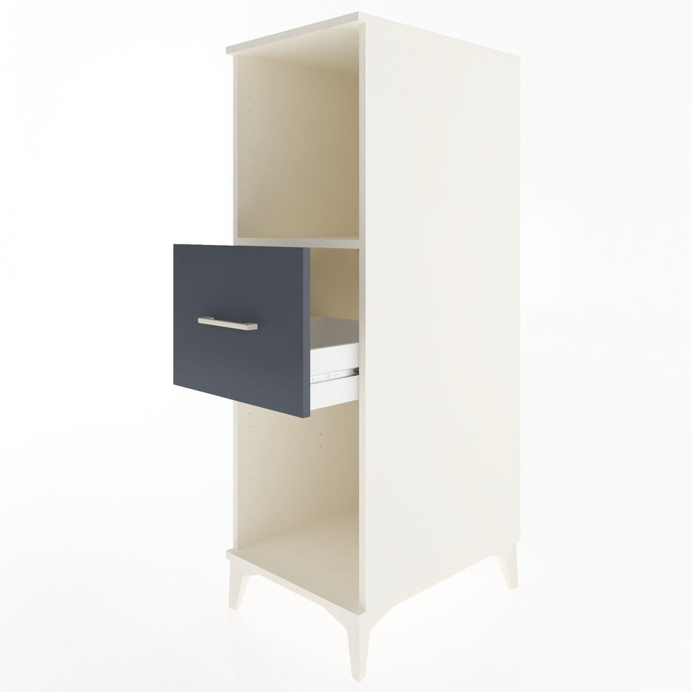Woodntry Modular Cabinet Moonstone 44x30x122 cm with Drawers and Shelves CR69-1