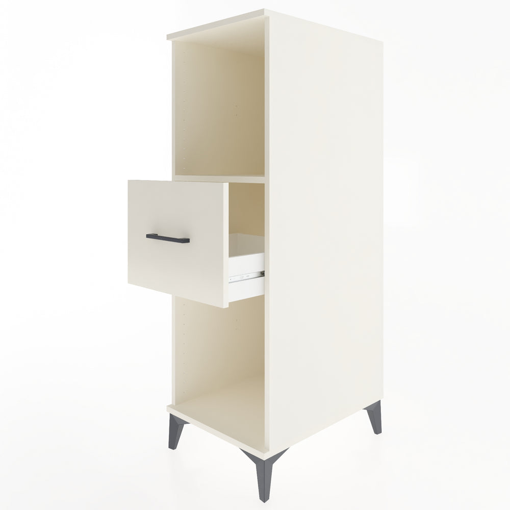 Woodntry Modular Cabinet Moonstone 44x59x122 cm with Drawers and Shelves CR69-1