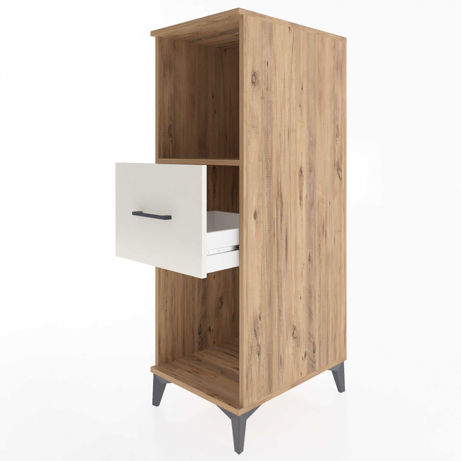 Woodntry Modular Cabinet Pine 44x59x122 cm with Drawers and Shelves CR69-3