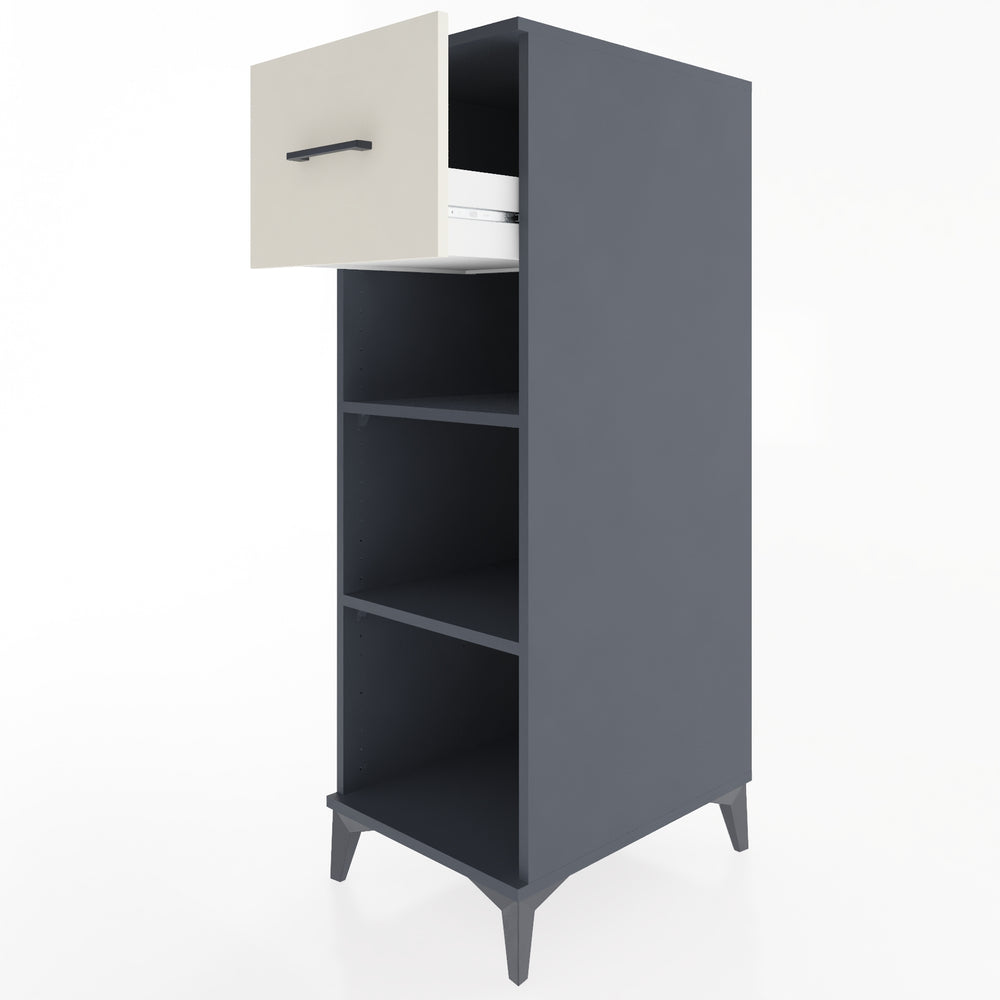 Woodntry Modular Cabinet Anthracite 44x59x122 cm with Drawers and Shelves CR70-2