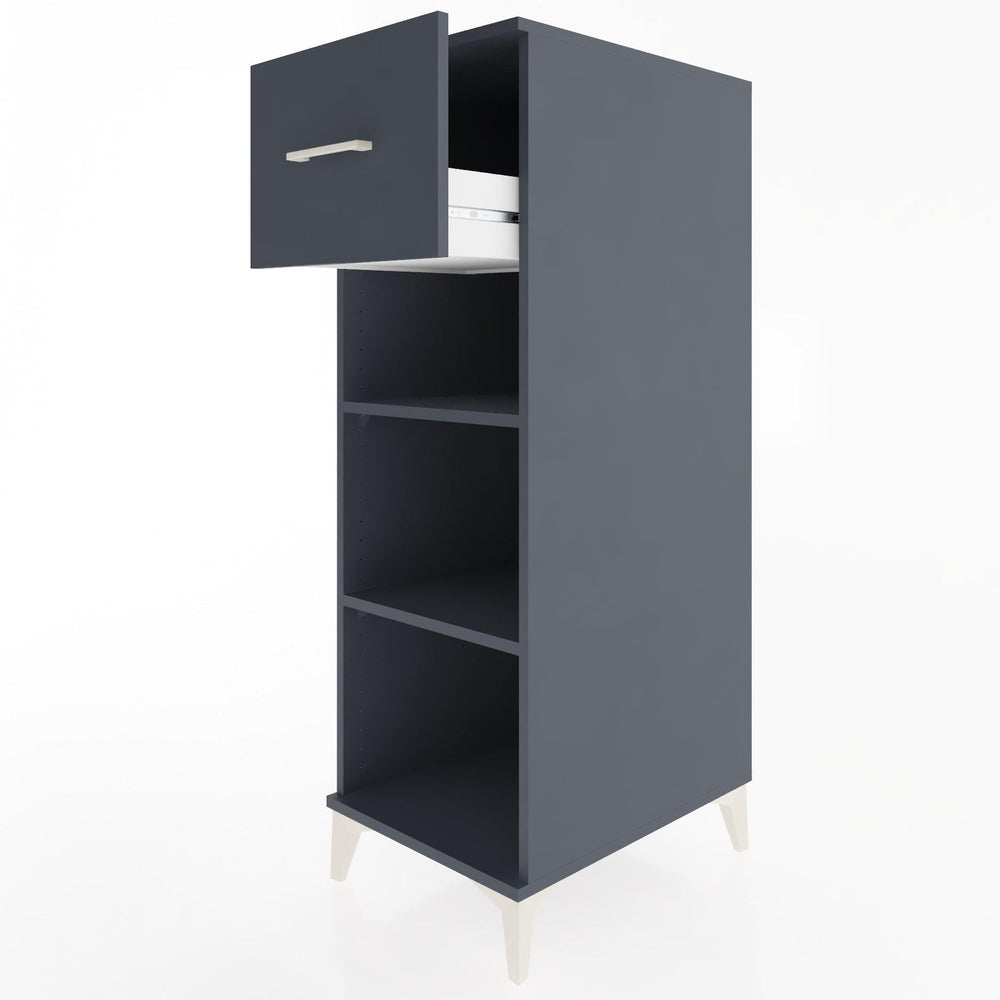 Woodntry Modular Cabinet Anthracite 44x30x122 cm with Drawers and Shelves CR70-2