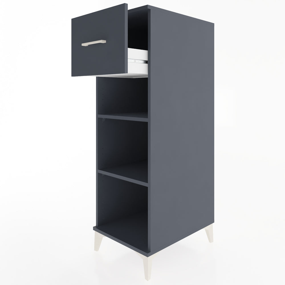 Woodntry Modular Cabinet Anthracite 44x59x122 cm with Drawers and Shelves CR70-2