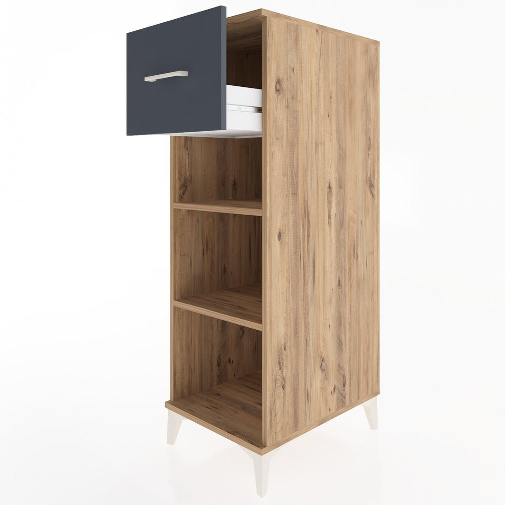 Woodntry Modular Cabinet Pine 44x30x122 cm with Drawers and Shelves CR70-3