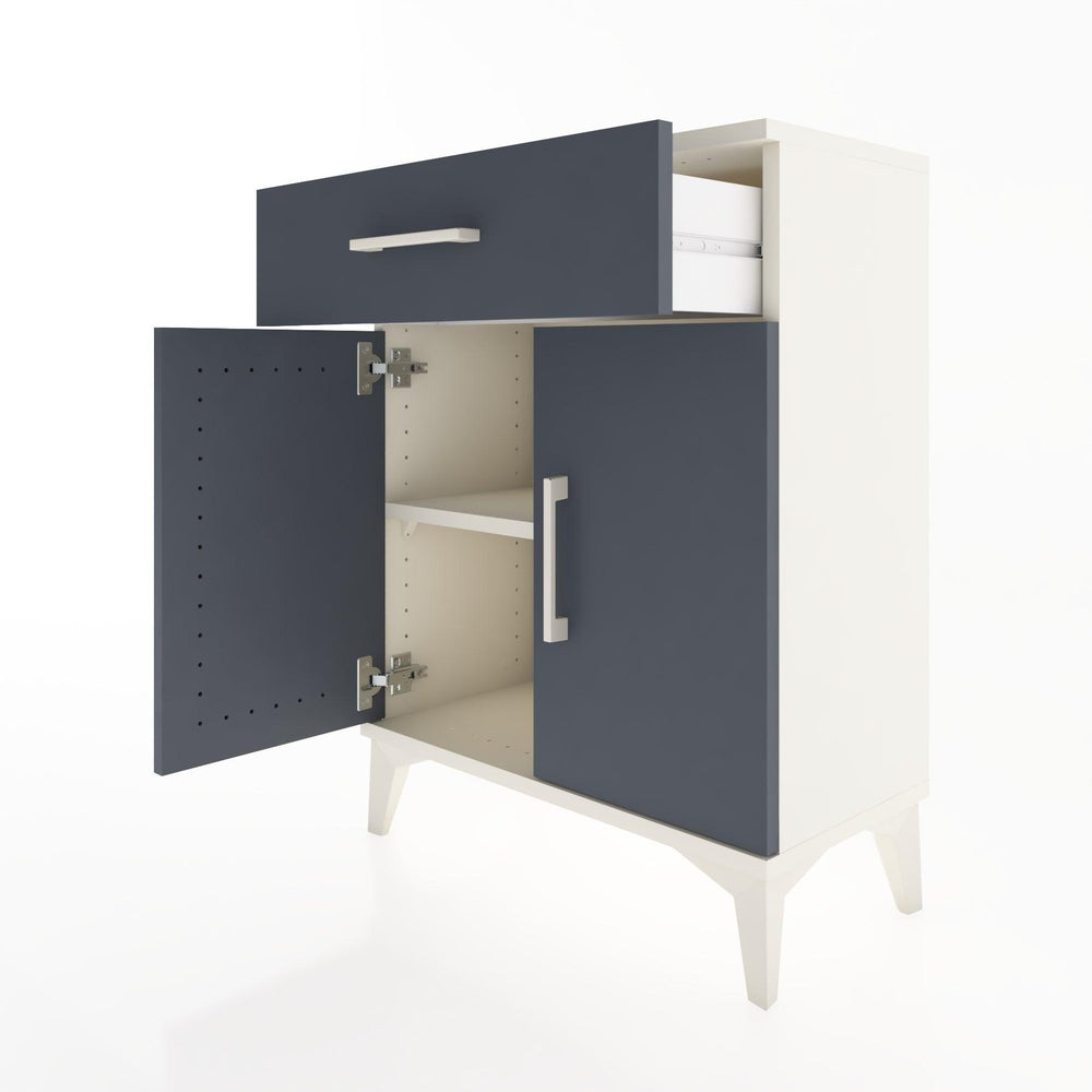 Woodntry Modular Nightstand Moonstone 60x30x68 cm with Cover and Drawer KC21-1