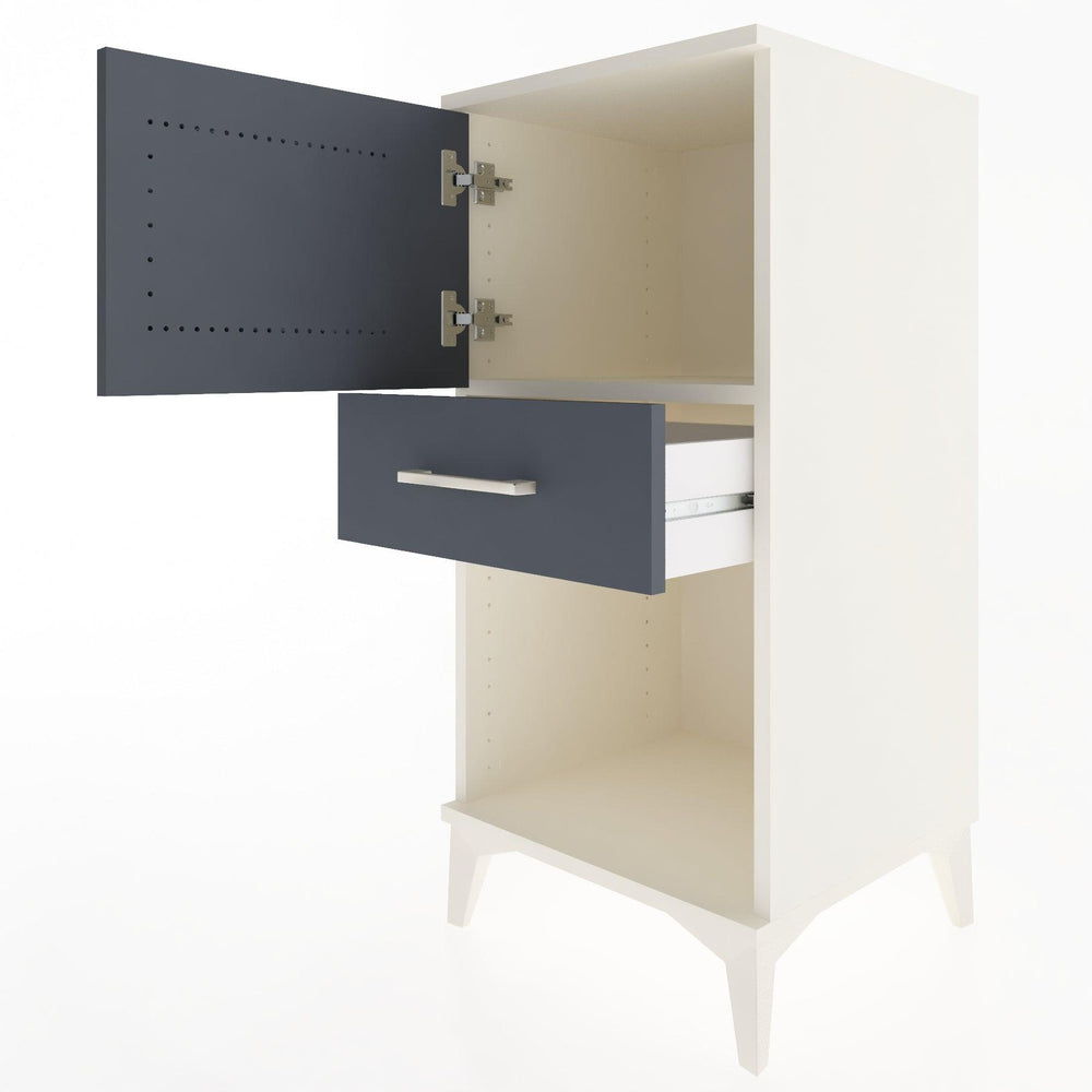 Woodntry Modular Nightstand Moonstone 44x44x84 cm Functional F43-1