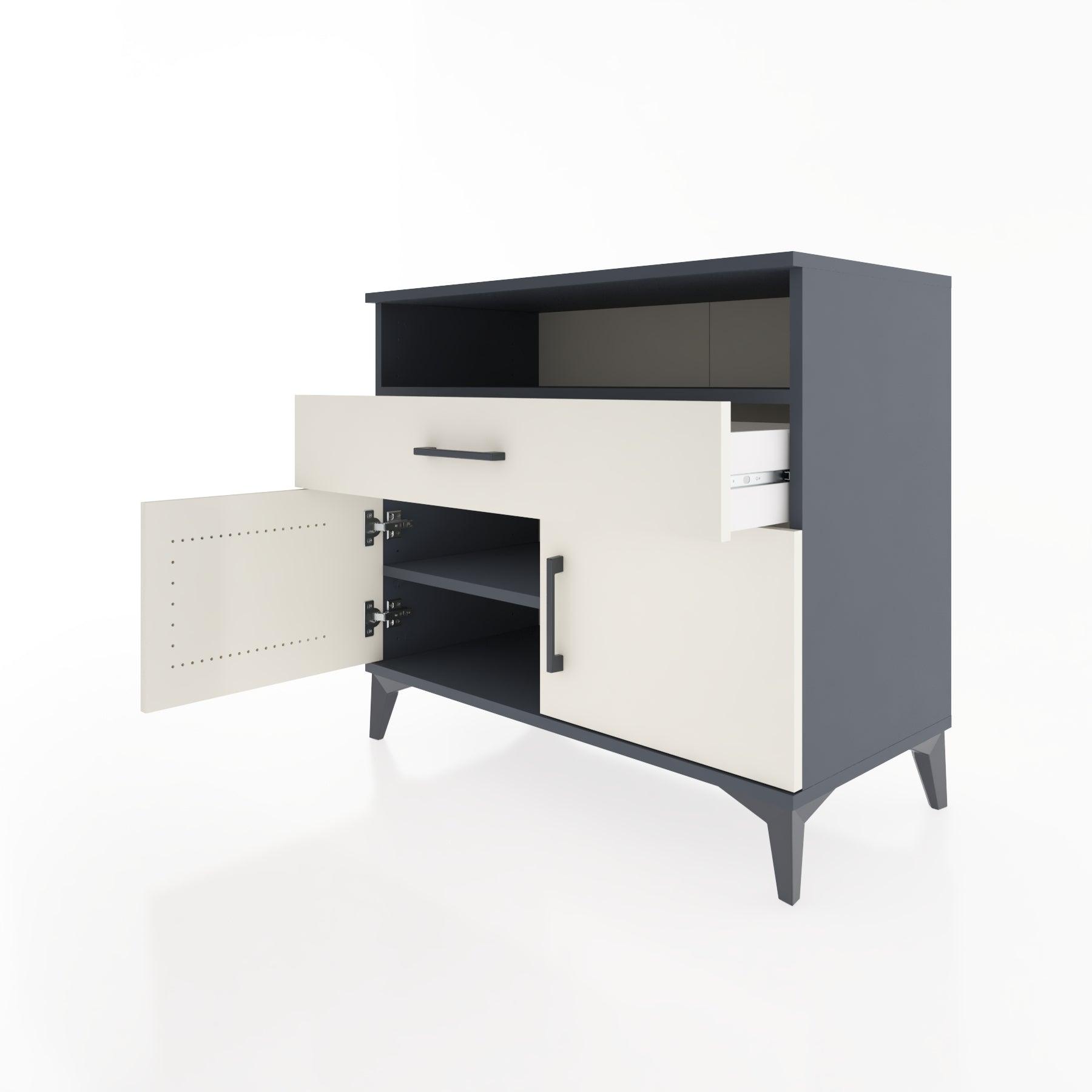 Woodntry Modular Dresser Anthracite 88x44x68 cm Functional F21-2
