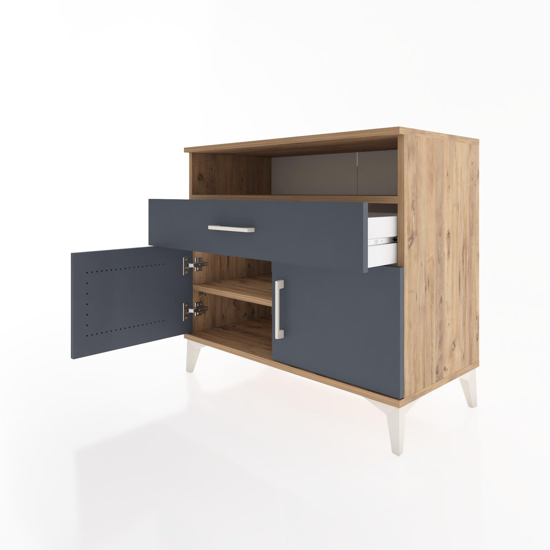 Woodntry Modüler Şifonyer Çam 88x44x68 cm Fonksiyonel F21-3