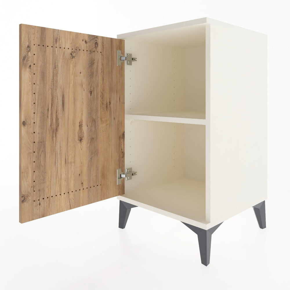 Woodntry Modular Nightstand Moonstone 44x44x68 cm With Lid K22-1