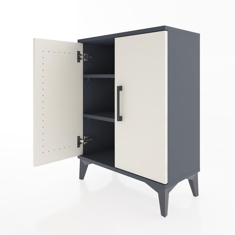 Woodntry Modular Nightstand Anthracite 60x30x68 cm with Lid K22-2