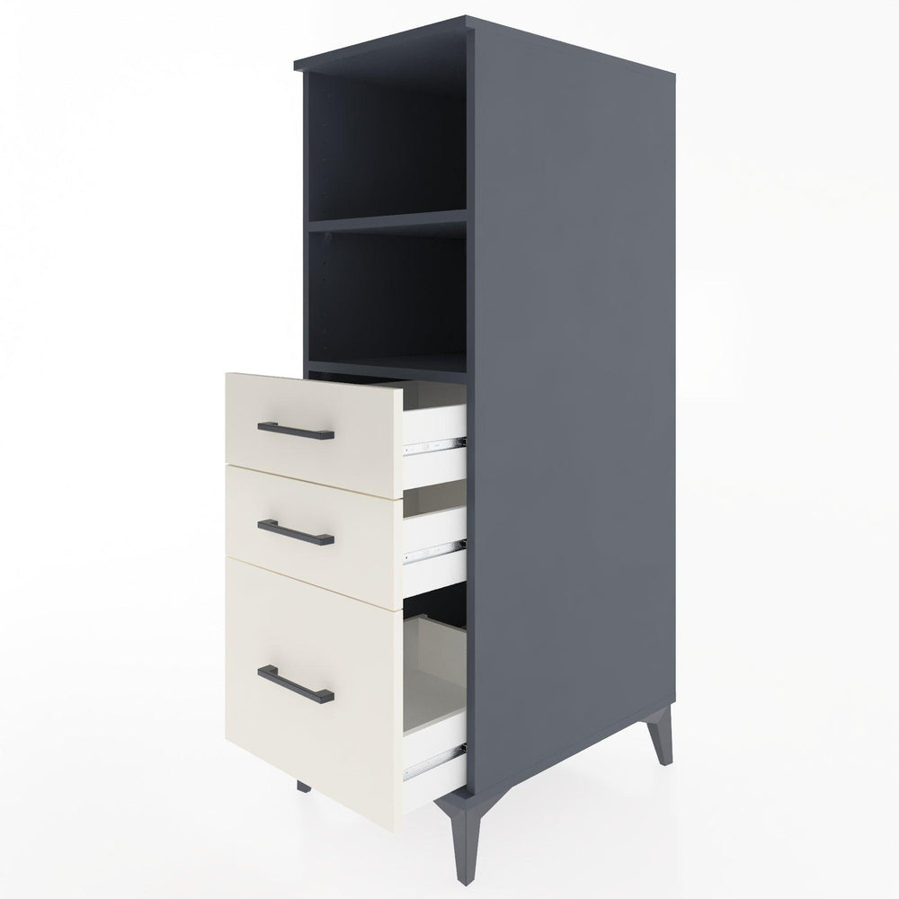 Woodntry Modular Cabinet Anthracite 44x30x122 cm Functional F72-2