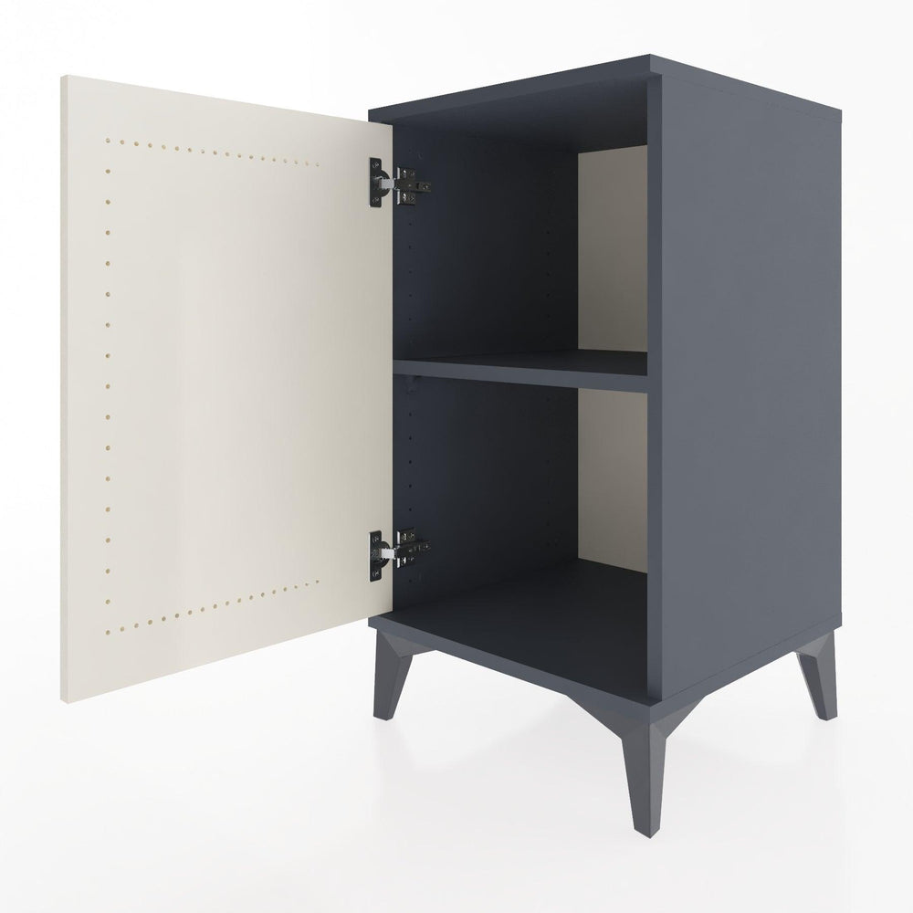 Woodntry Modular Nightstand Anthracite 44x44x68 cm with Lid K22-2