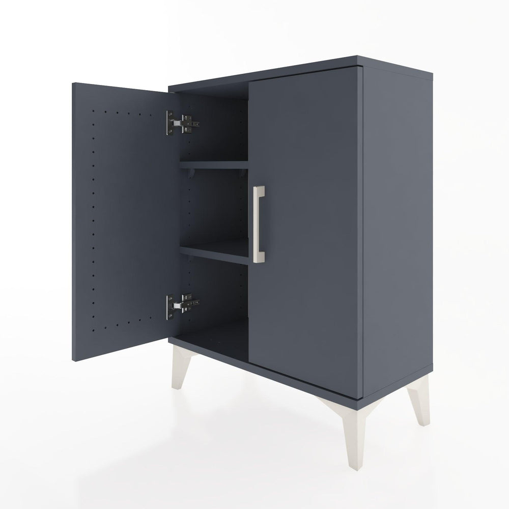 Woodntry Modular Nightstand Anthracite 60x30x68 cm with Lid K22-2