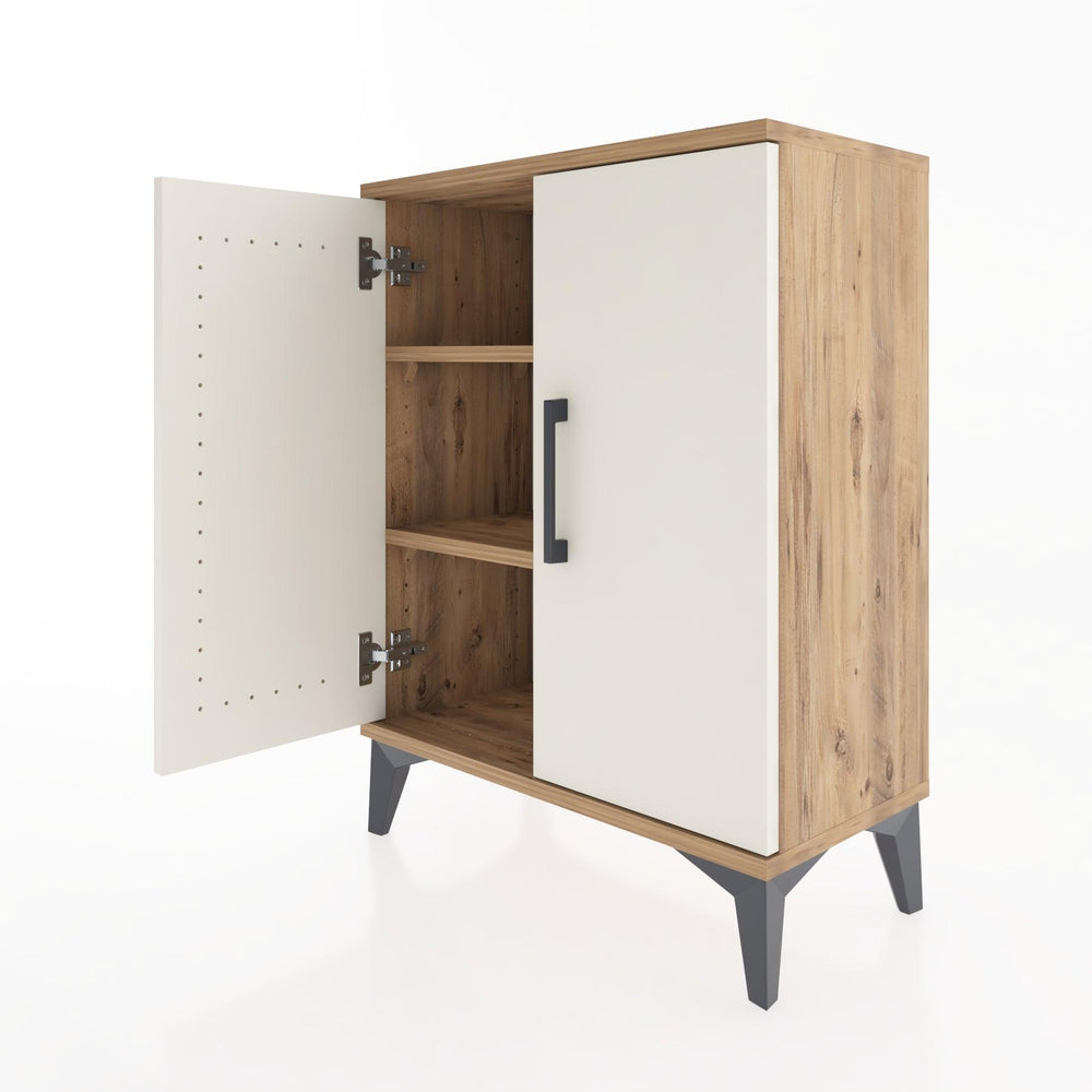 Woodntry Modular Nightstand Pine 60x30x68 cm With Cover K22-3