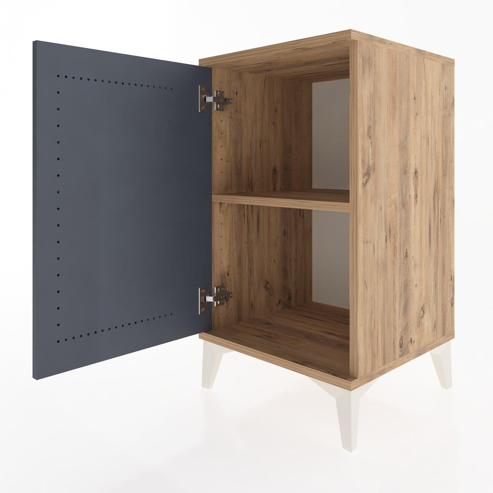 Woodntry Modüler Komodin Çam 44x44x68 cm Kapaklı K22-3