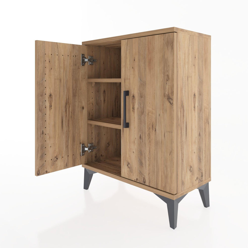 Woodntry Modular Nightstand Pine 60x30x68 cm With Cover K22-3