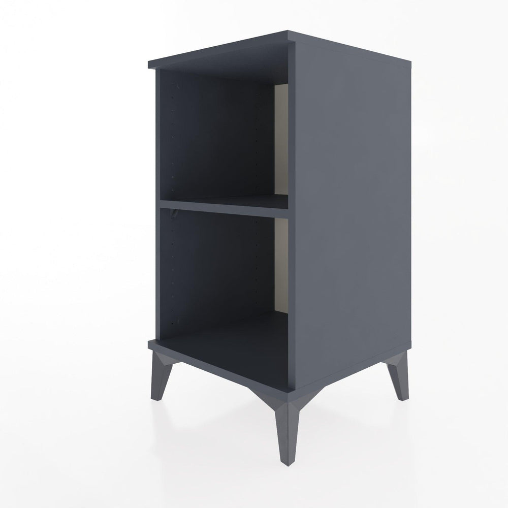 Woodntry Modular Nightstand Anthracite 44x44x68 cm with Shelf R23-2