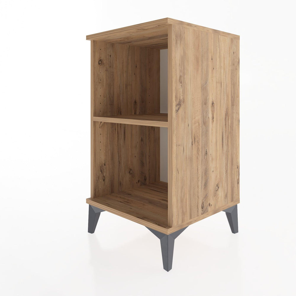 Woodntry Modular Nightstand Pine 44x44x68 cm with Shelf R23-3
