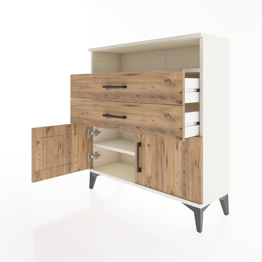 Woodntry Modüler Şifonyer Aytaşı 88x30x84 cm Fonksiyonel F24-1