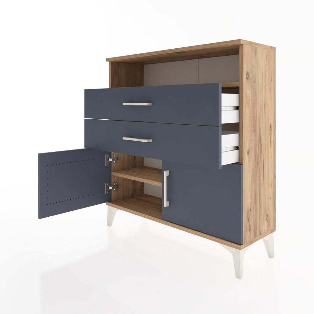 Woodntry Modular Dresser Pine 88x30x84 cm Functional F24-3