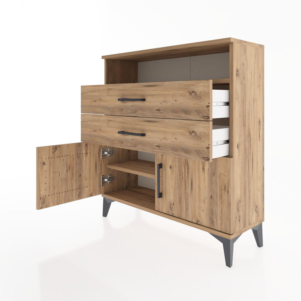 Woodntry Modular Dresser Pine 88x30x84 cm Functional F24-3