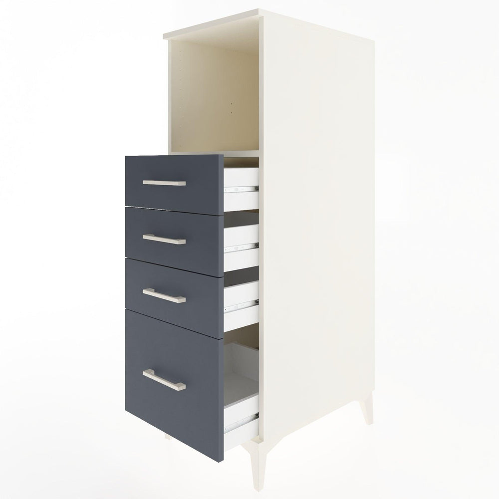 Woodntry Modular Cabinet Moonstone 44x30x122 cm with Drawers and Shelves CR75-1
