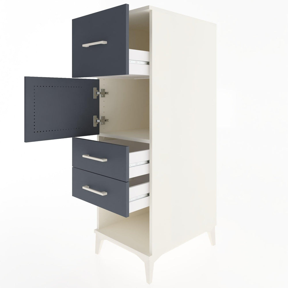 Woodntry Modular Cabinet Moonstone 44x30x122 cm Functional F125-1
