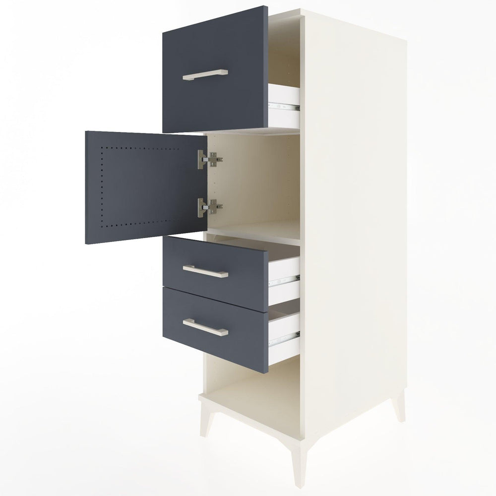 Woodntry Modular Cabinet Moonstone 44x30x122 cm Functional F25-1