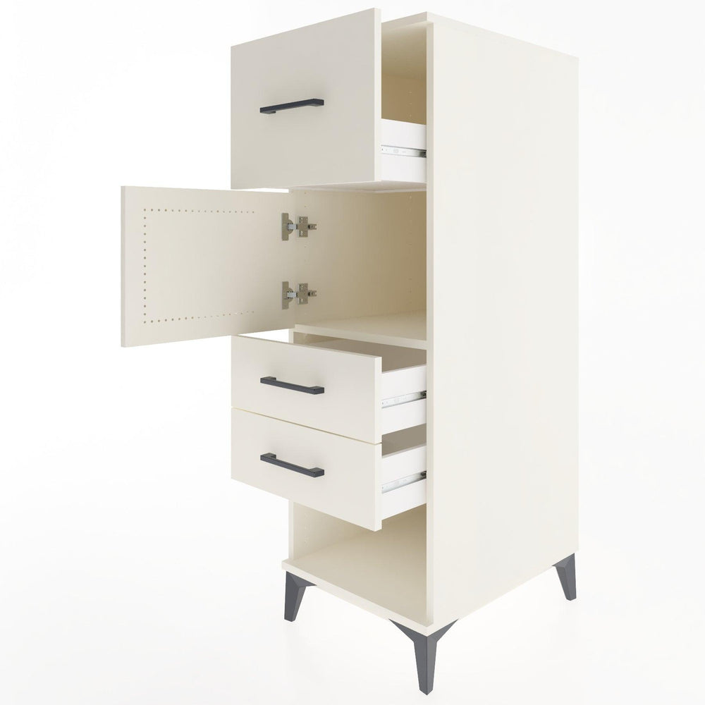 Woodntry Modular Cabinet Moonstone 44x30x122 cm Functional F25-1