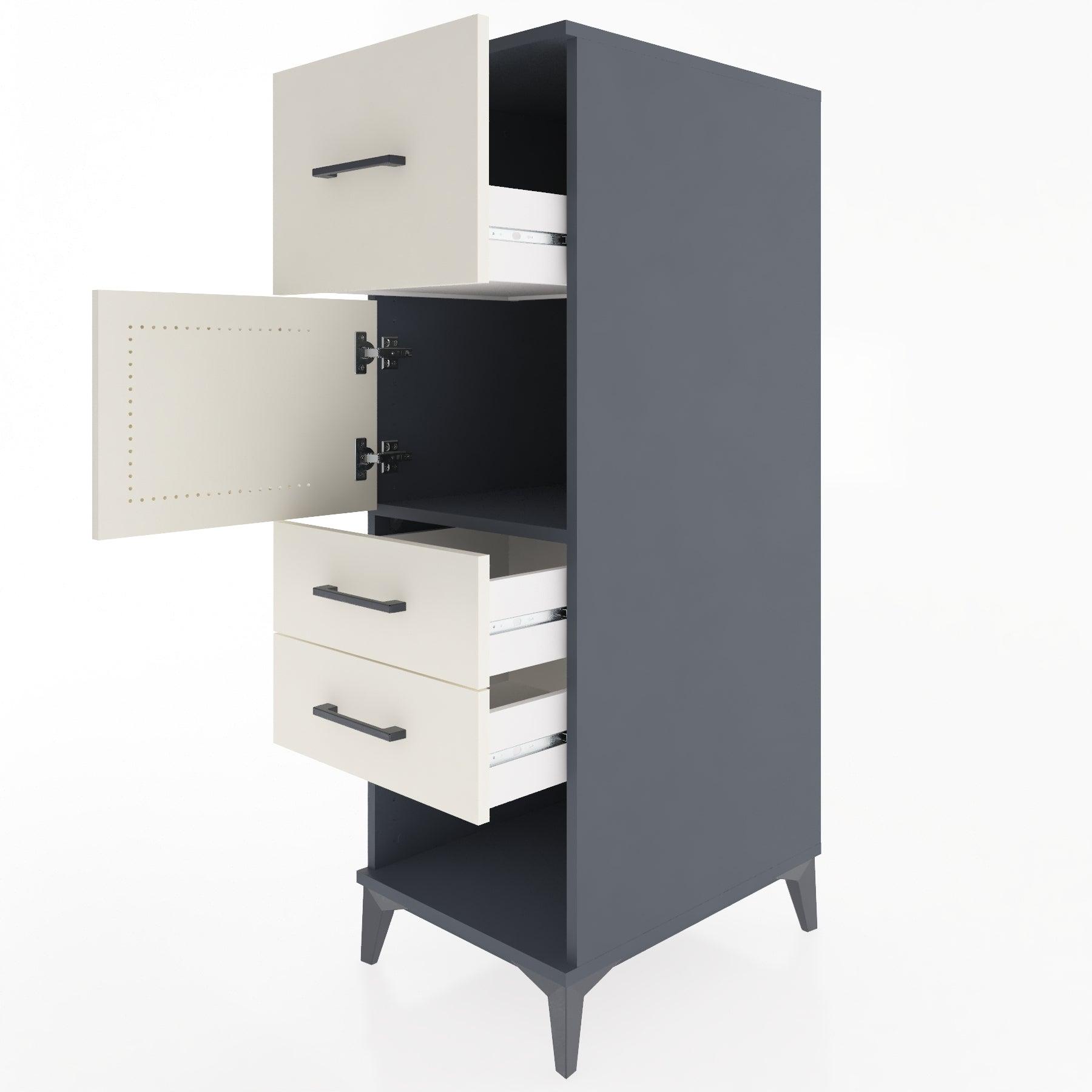 Woodntry Modular Cabinet Anthracite 44x59x122 cm Functional F125-2
