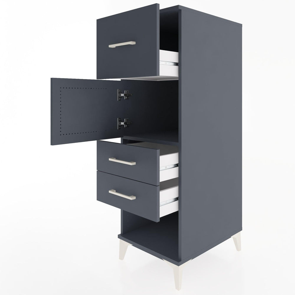 Woodntry Modular Cabinet Anthracite 44x30x122 cm Functional F25-2