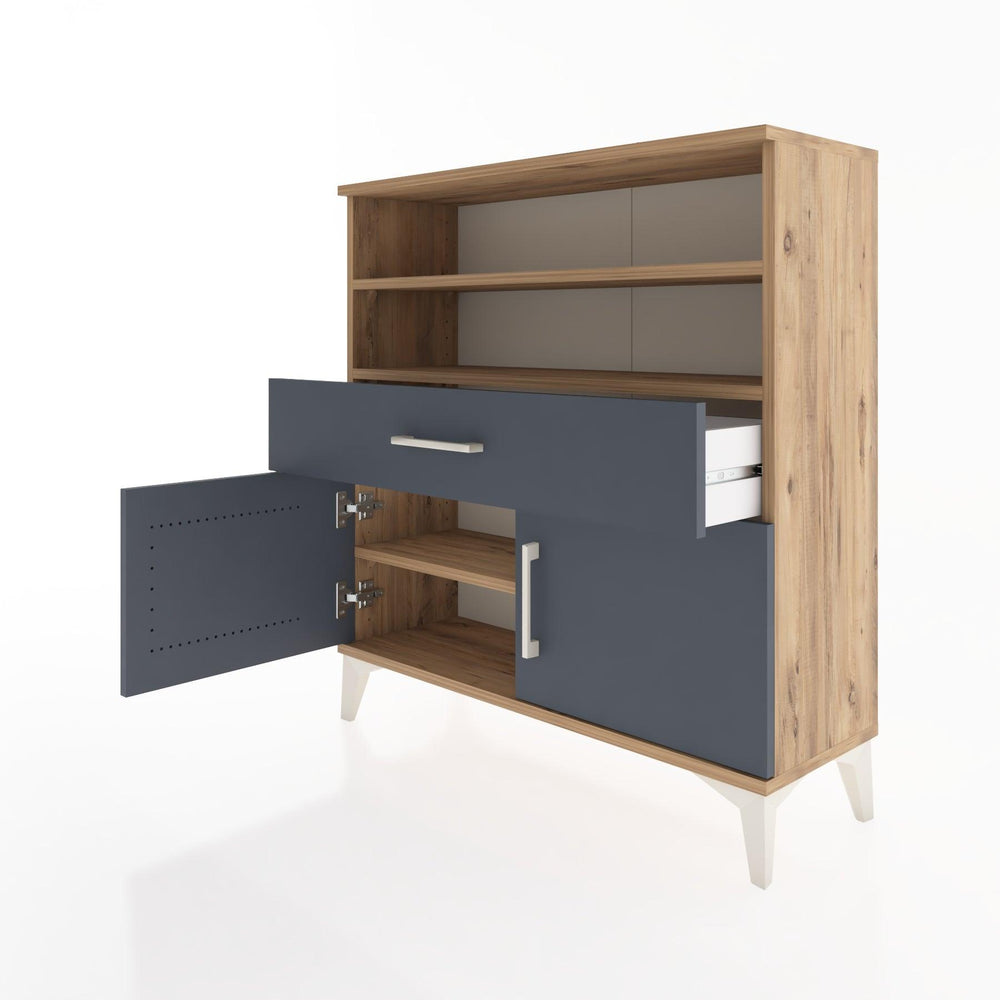 Woodntry Modüler Şifonyer Çam 88x30x84 cm Fonksiyonel F25-3