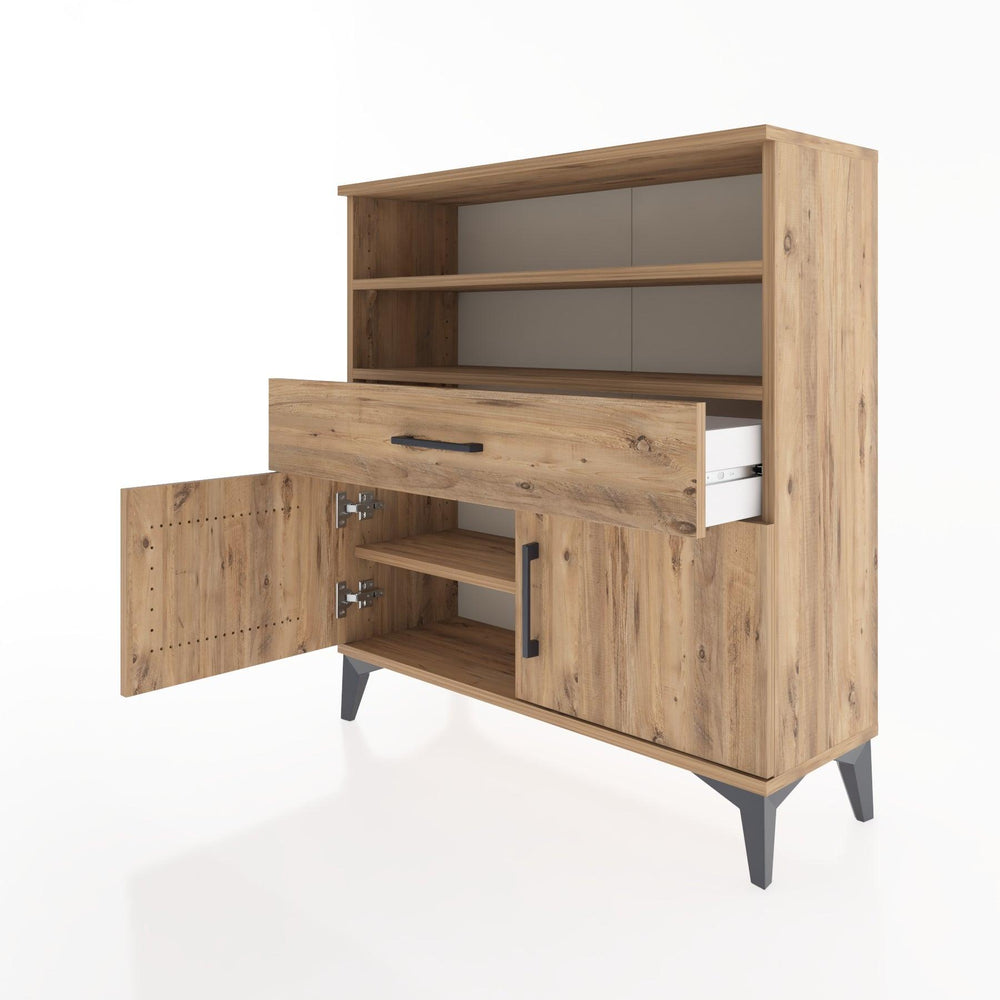 Woodntry Modüler Şifonyer Çam 88x30x84 cm Fonksiyonel F25-3